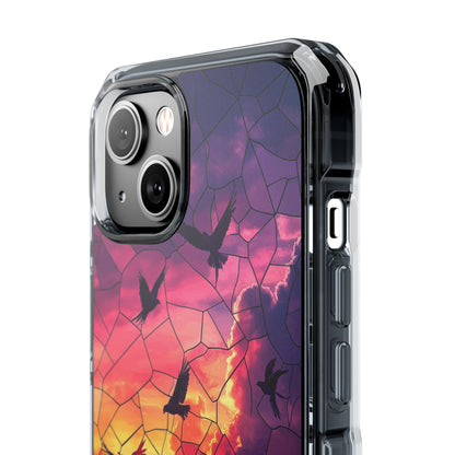 Soaring Birds Illuminate iPhone Case - Impact