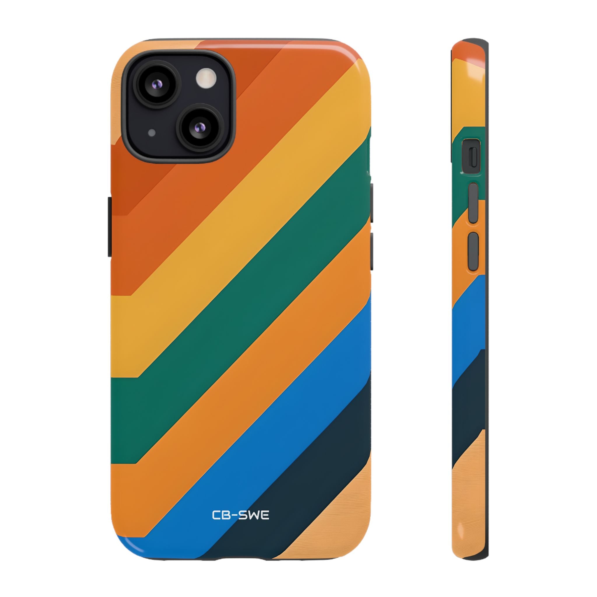 Vibrant Geometric Harmony - iPhone Case