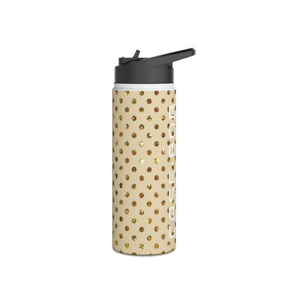 Golden Sparkle - Stainless Steel Water Bottle