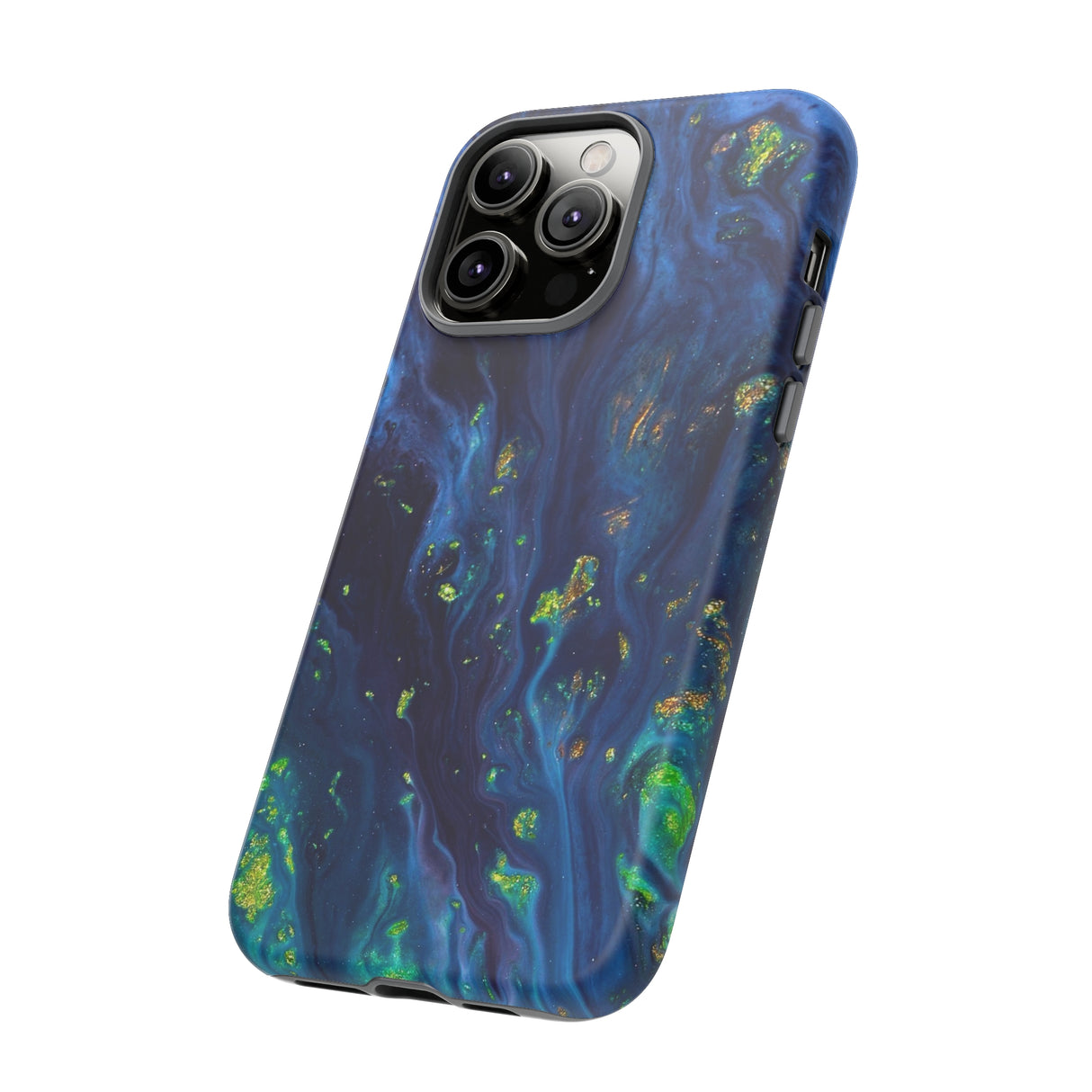 Green Opal Ink Art iPhone Case (Protective) Phone Case