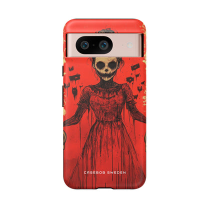 Haunting Scarlet Descent Google Pixel 8 - Tough Phone Case