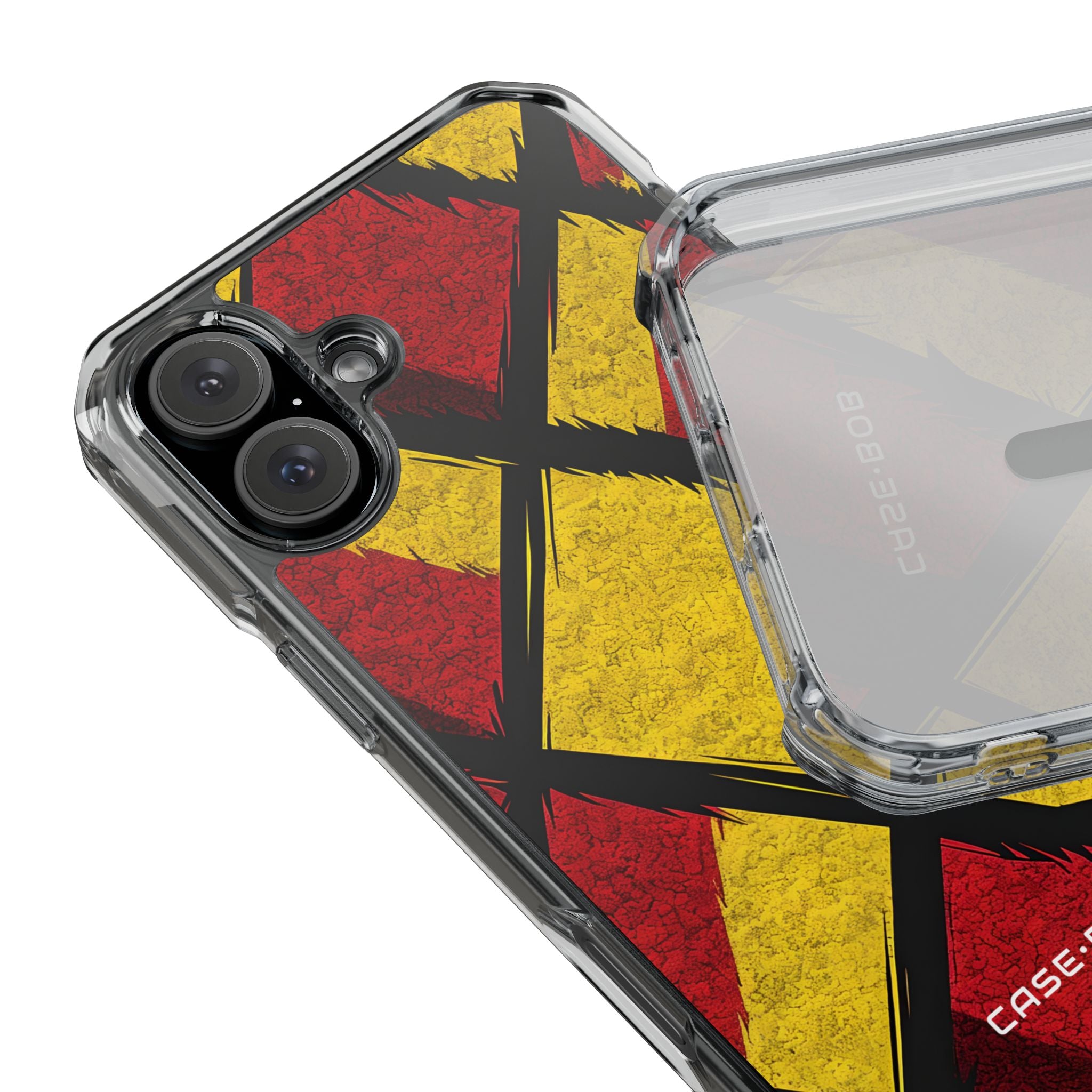 Cracked Diamond Grid iPhone 16 - Impact