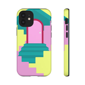 Vector Illustration of Stairs - Protective Phone Case