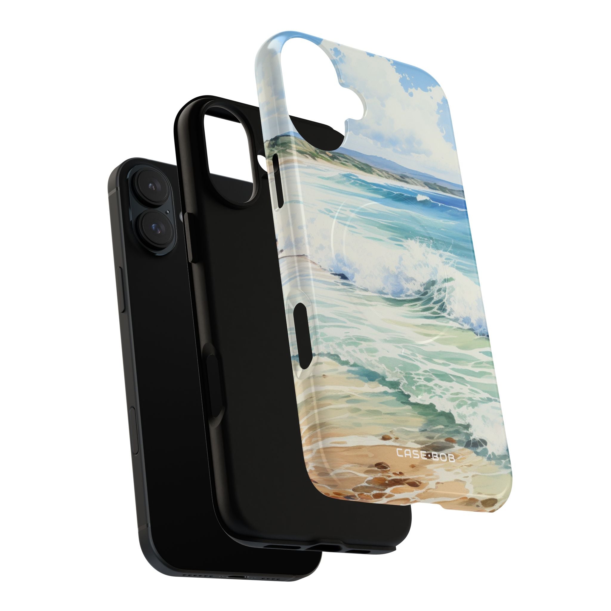 Foamy Wave Breeze iPhone 16 Plus Case - Tough+