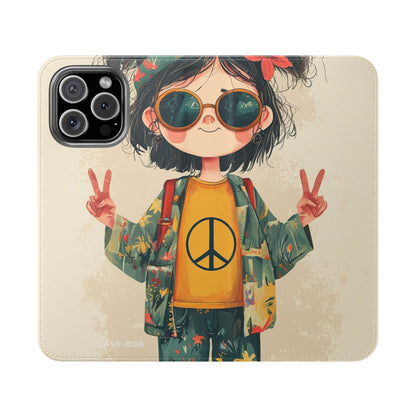 Peace Pigtails - iPhone 16 Max Case - Wallet