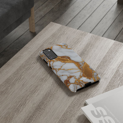 Golden Veins Flow - Samsung Case