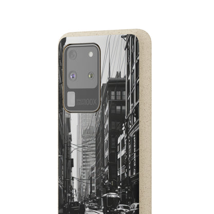 Noir Urban Serenity | Biodegradable Phone Case