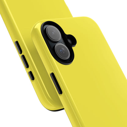 Lemon Yellow - Tough iPhone 16 Phone Case