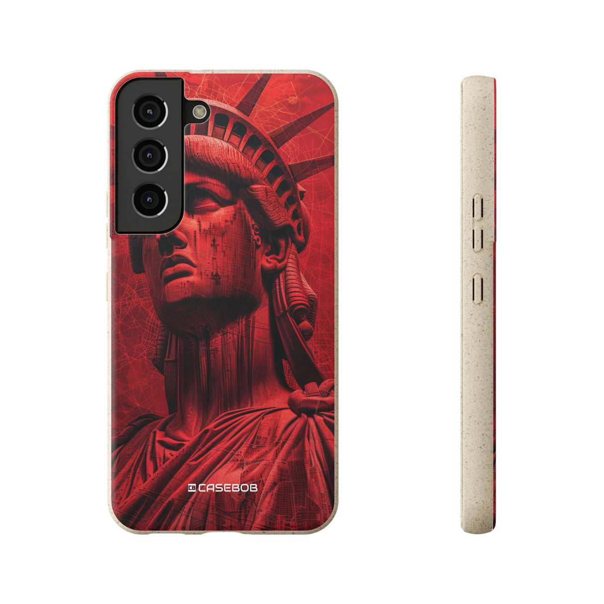 Red Liberty Revolution | Biodegradable Phone Case