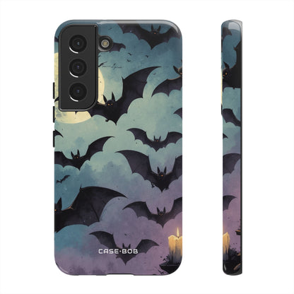 Glowing Bat Swarm Samsung S22 Case - Tough