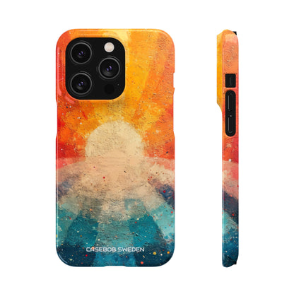 Sunburst Energy - Slim iPhone 14 Phone Case