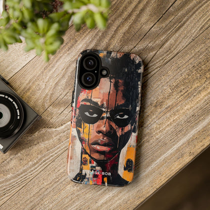 Masked Portrait Drips iPhone 16 Pro Case - Tough