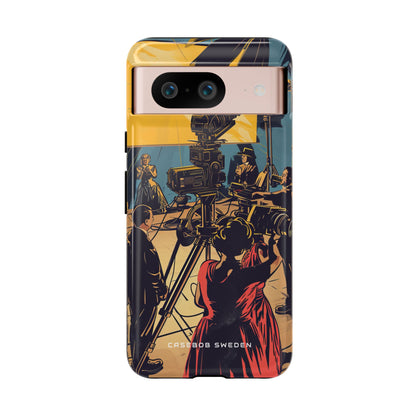 Golden Era Cinematic Spotlight Google Pixel 8 - Tough Phone Case