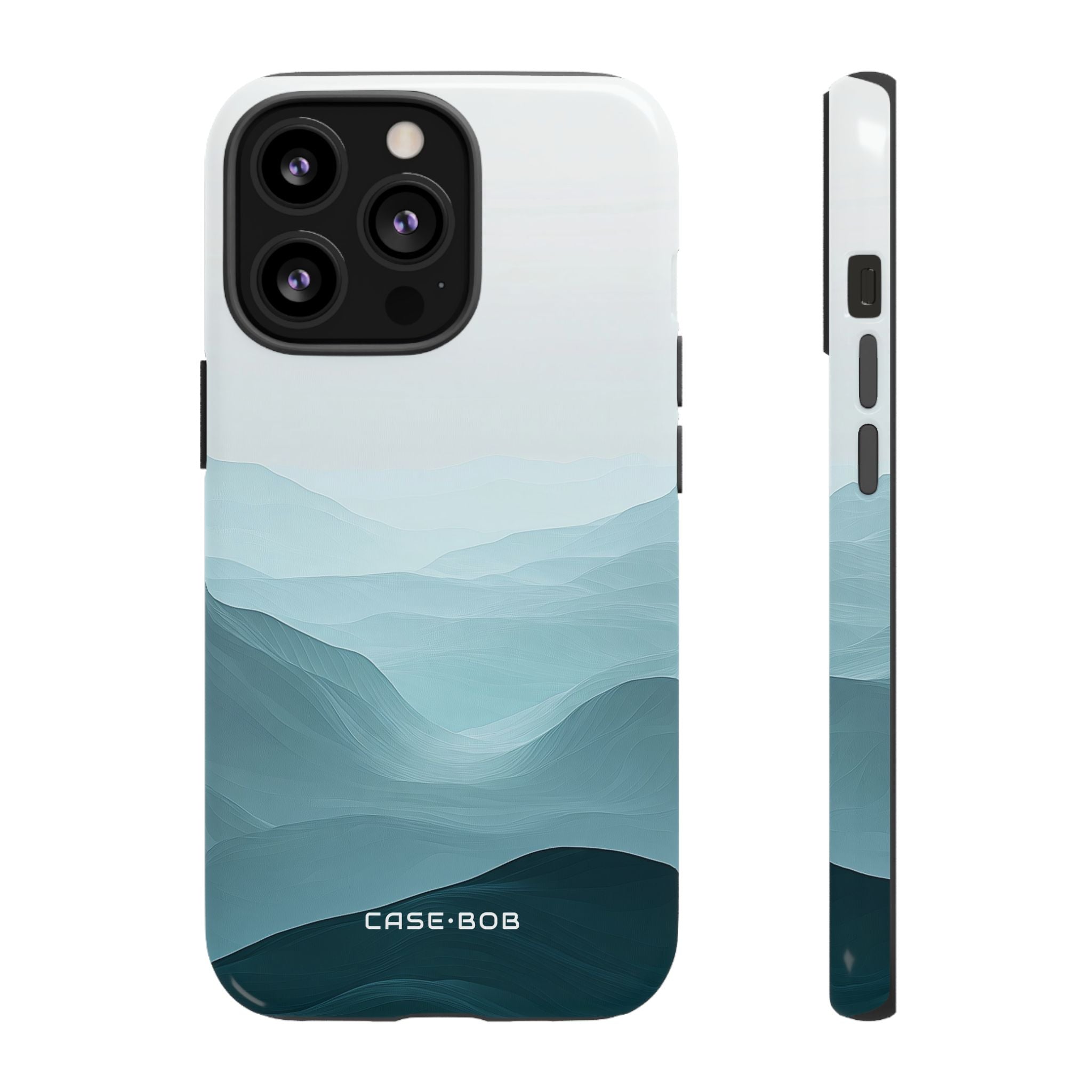 Teal Mist Mountains iPhone 13 Pro Case - Tough