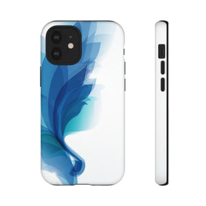 Blue Feathers - Protective Phone Case