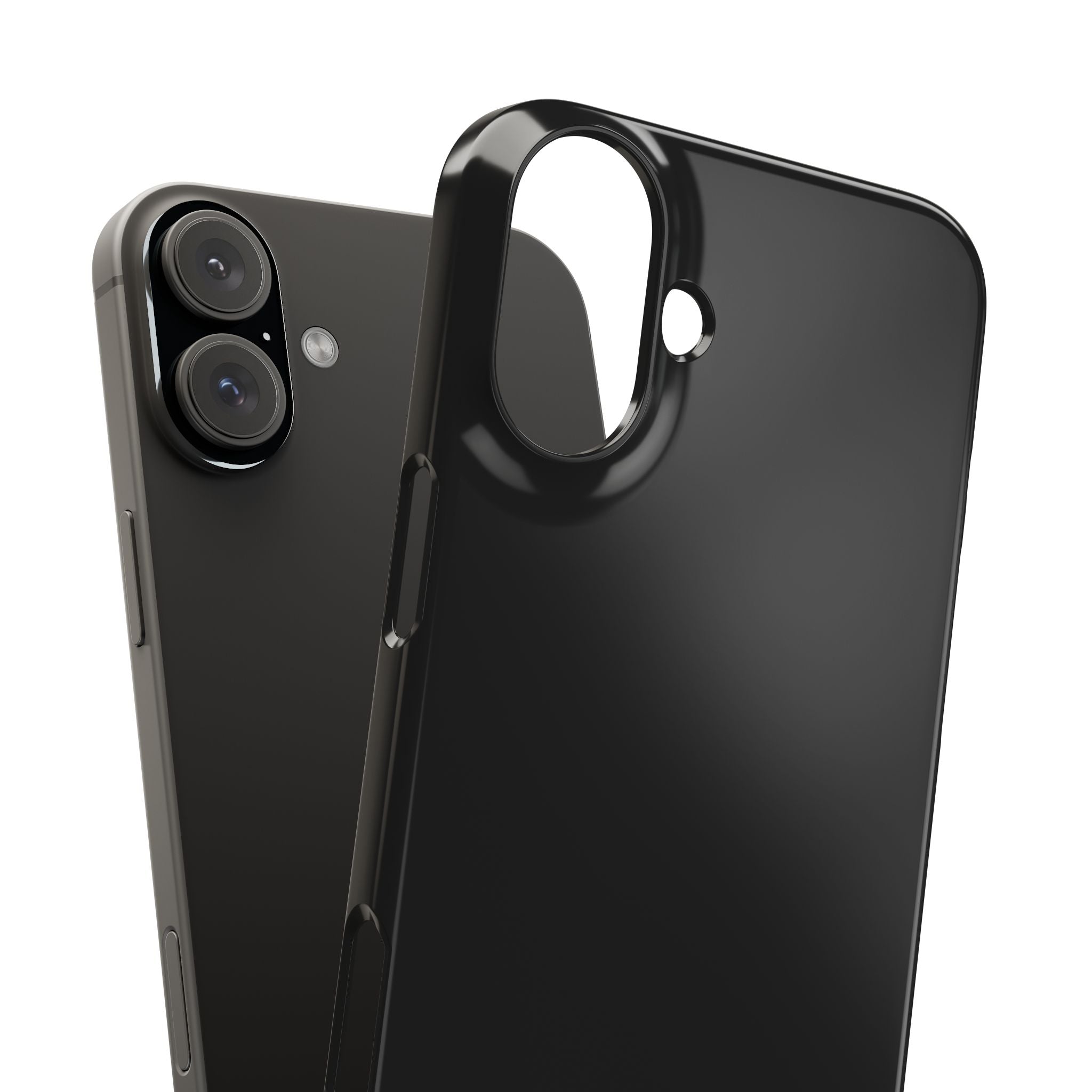 Charcoal Black - Slim iPhone 16 Phone Case