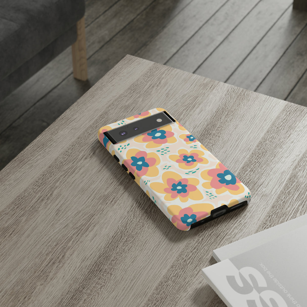 Yellow Happy Flower - Protective Phone Case