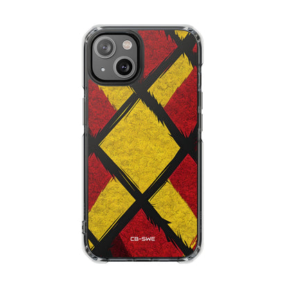 Dynamic Geometric Energy iPhone Case - Impact