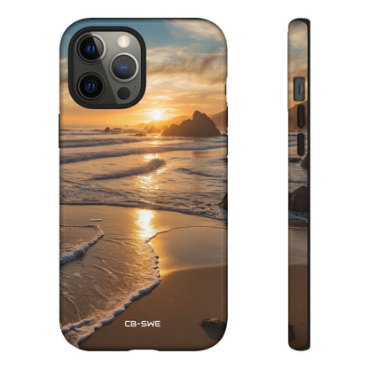 Waves Embrace Shore - iPhone Case