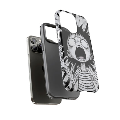Screaming Stripes iPhone 14 Pro Max Case - Tough