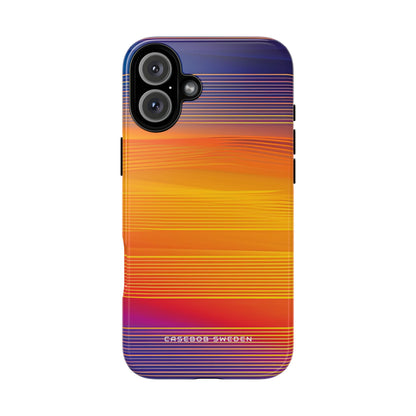 Gradient Sunset Flow iPhone 16 - Tough Phone Case