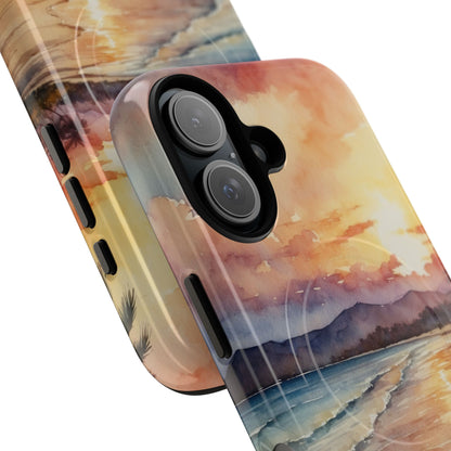 Sunset Reflection iPhone 16 Case - Tough+