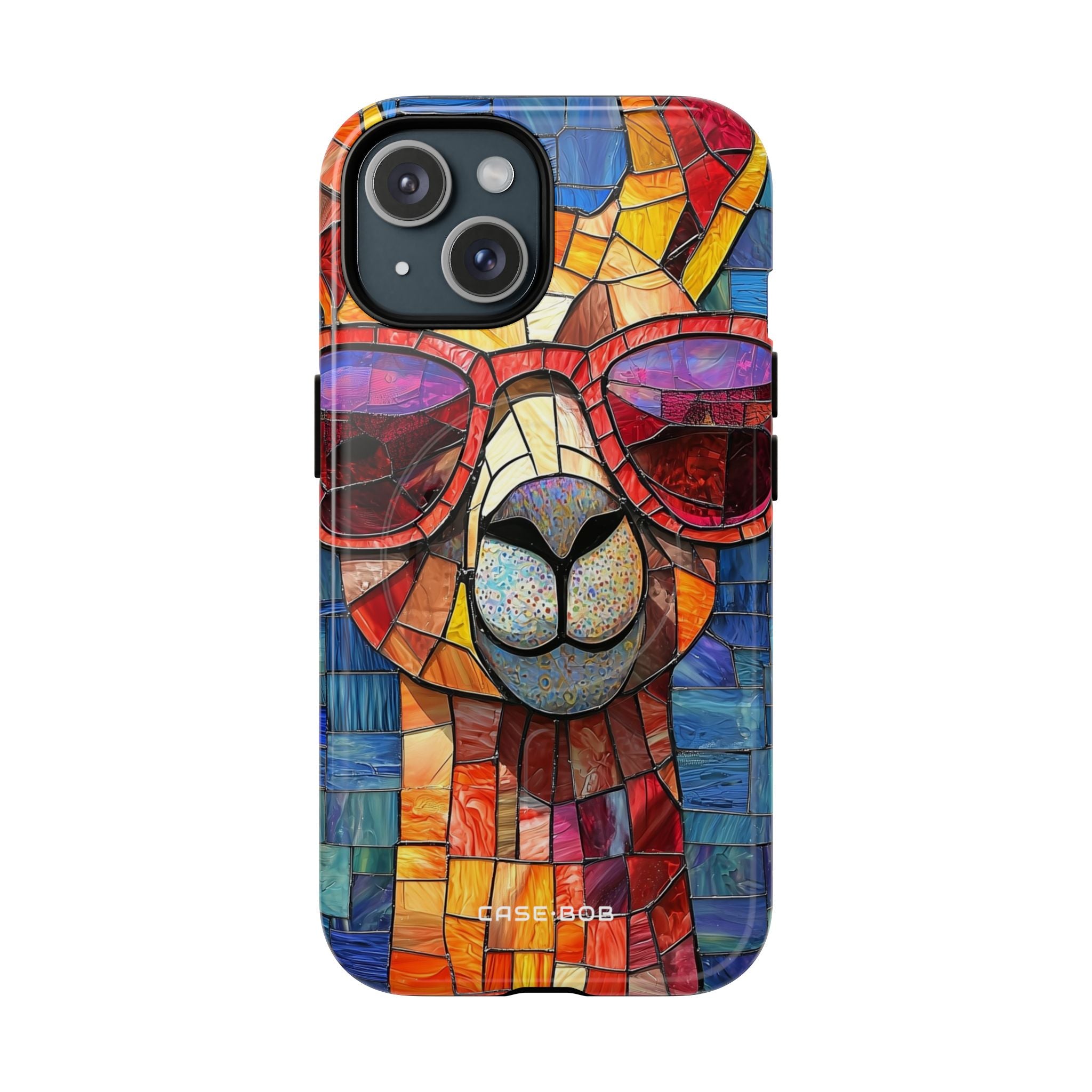 Llama Glow iPhone 15 Case - Tough+