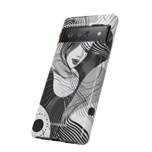 Fluid Noir Rhythm | Protective Phone Case for Google Pixel