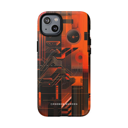 Gradient Circuitburst iPhone 14 | Tough+ Phone Case