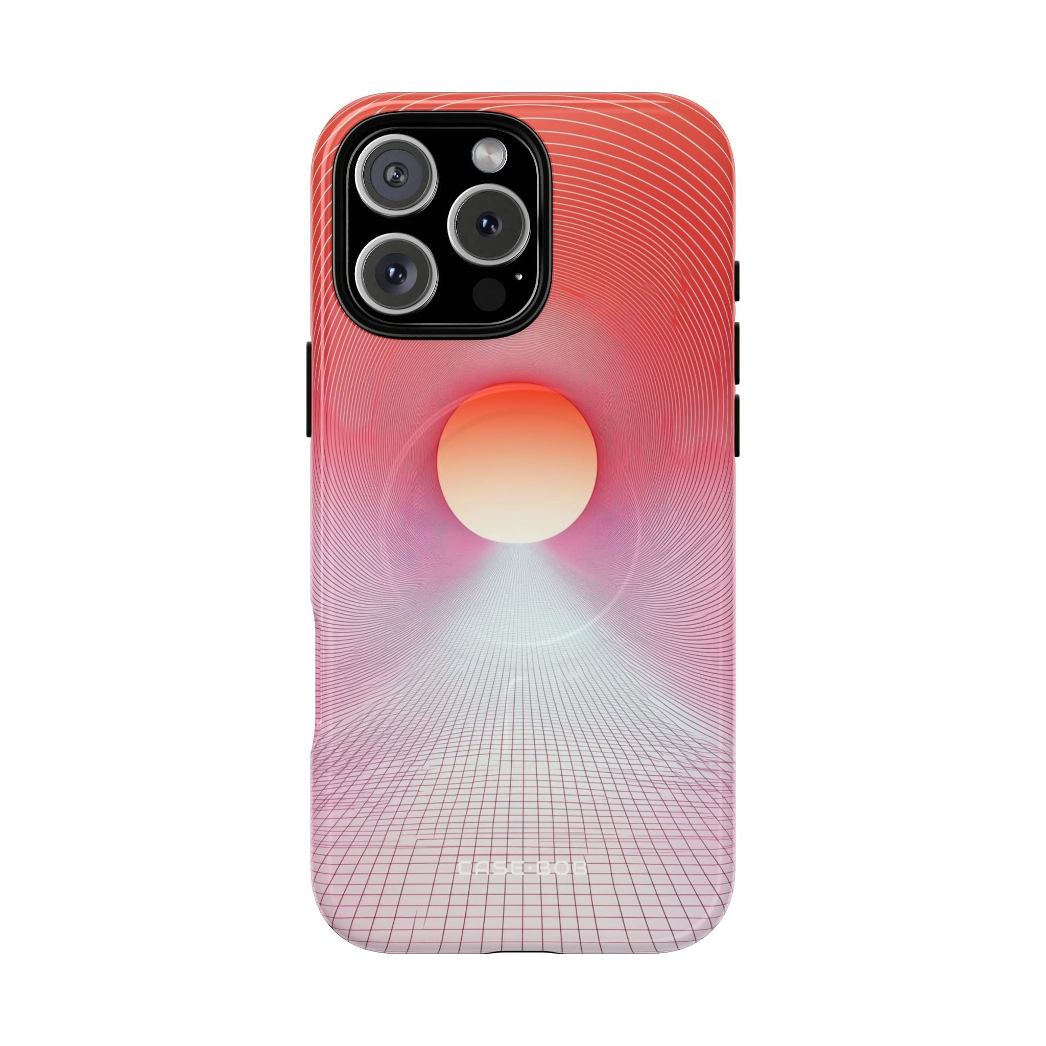 Orange Portal iPhone 16 Pro Max Case - Tough+