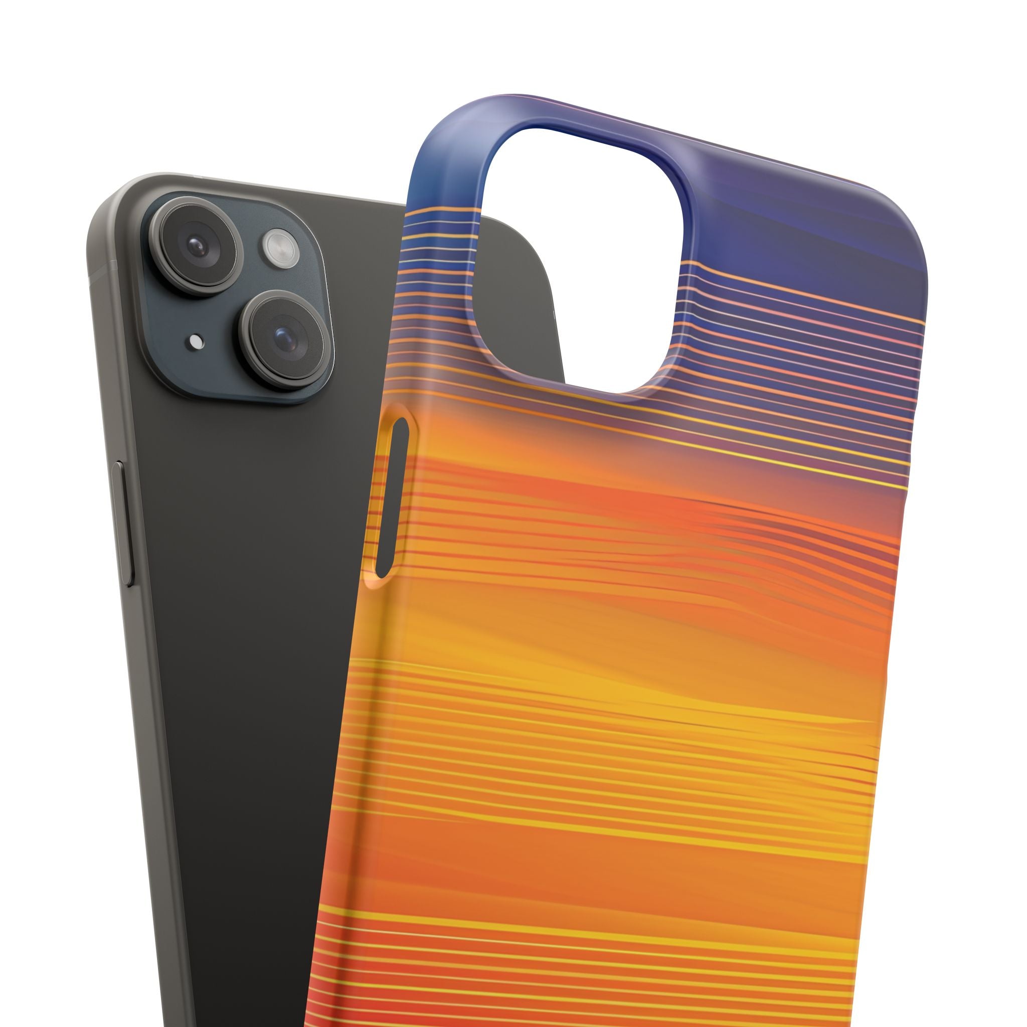 Gradient Sunset Flow iPhone 15 - Slim Phone Case