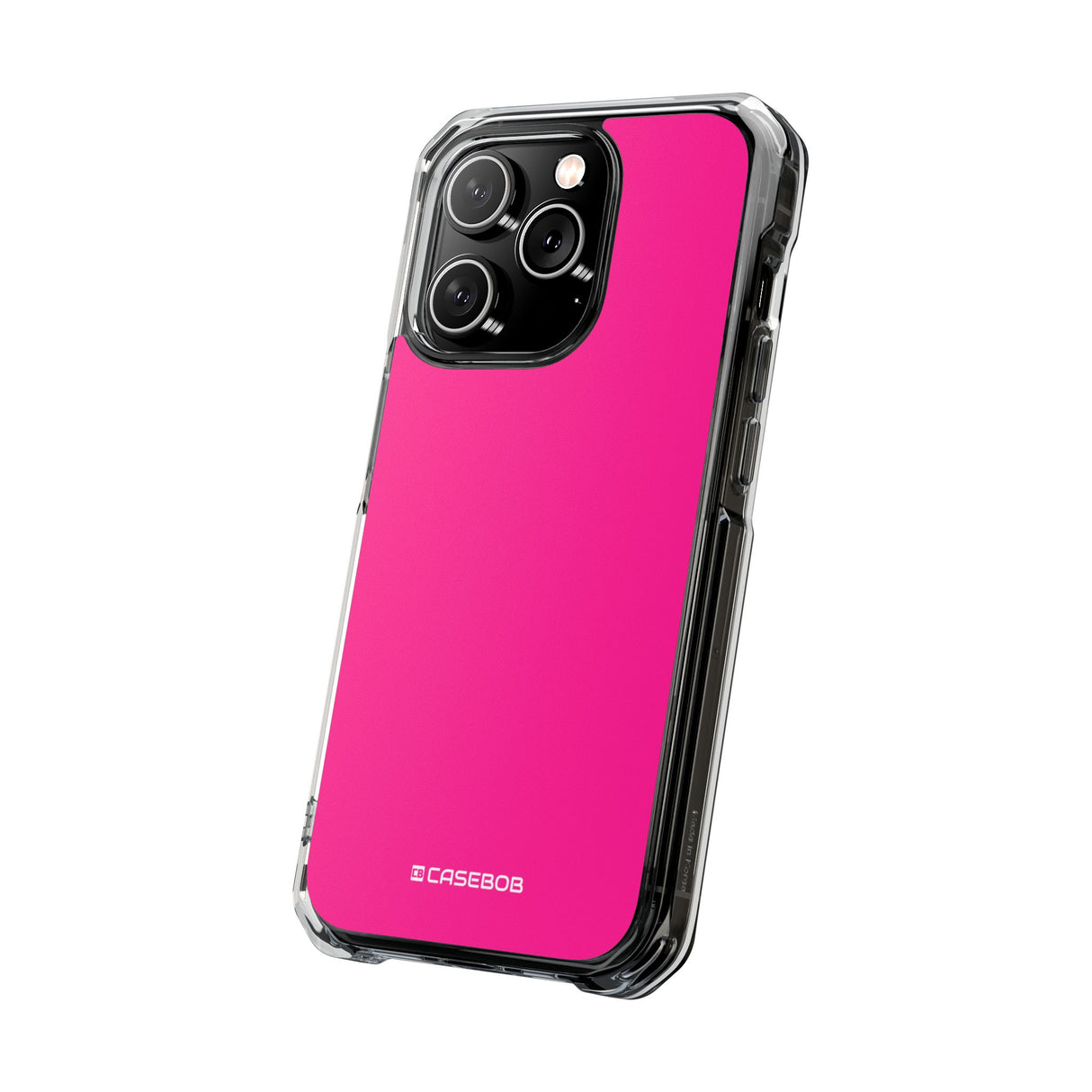 Deep Pink | Phone Case for iPhone (Clear Impact Case - Magnetic)