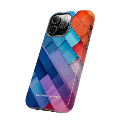 Vibrant GeoFlow iPhone 14 - Tough Phone Case