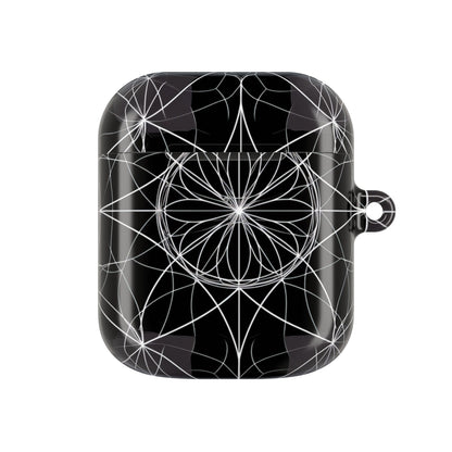 White Mandala Radiance - AirPods Case