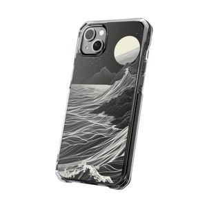 Moonlit Serenity – Handyhülle für iPhone (Clear Impact – Magnetisch)