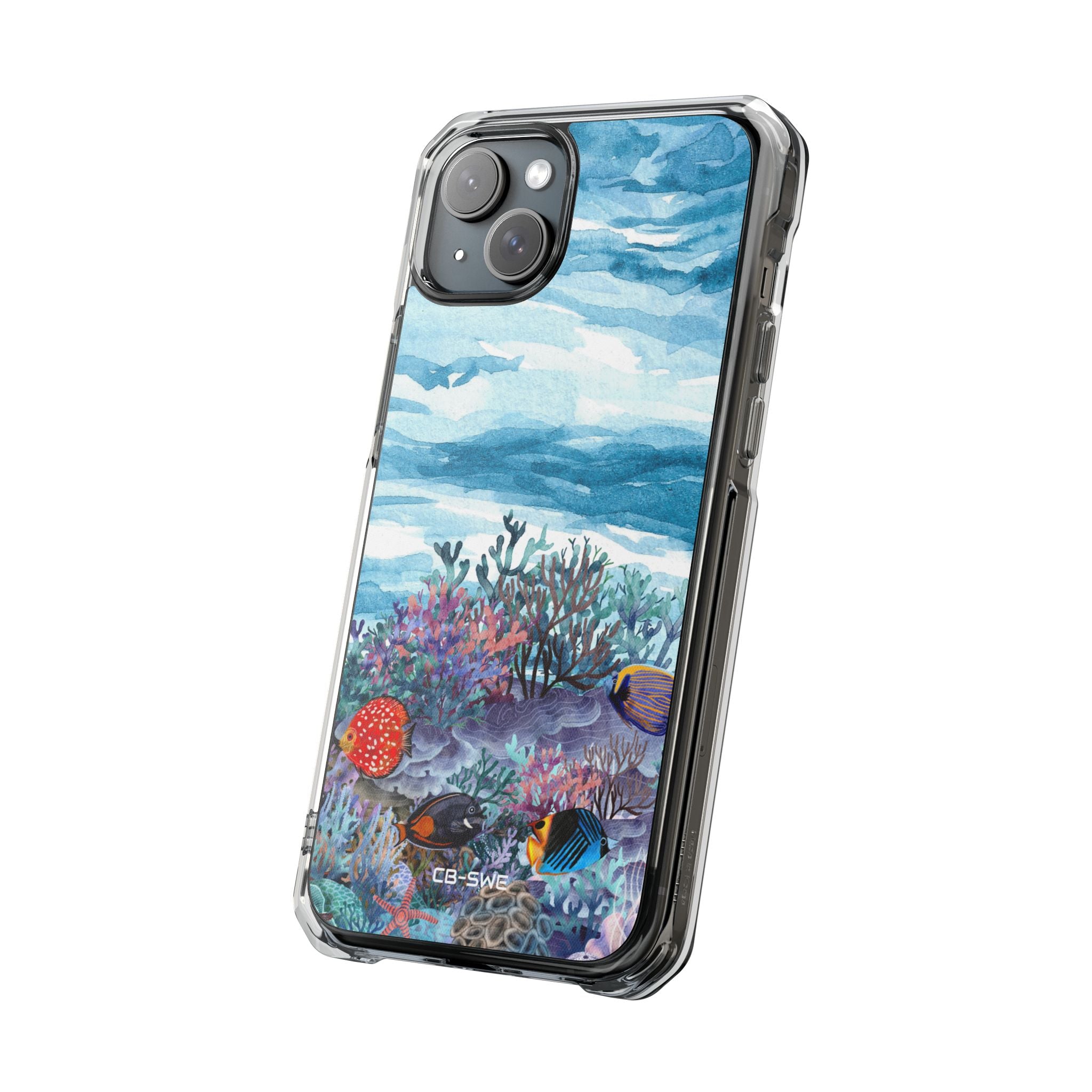 Aquatic Life Watercolors iPhone Case - Impact