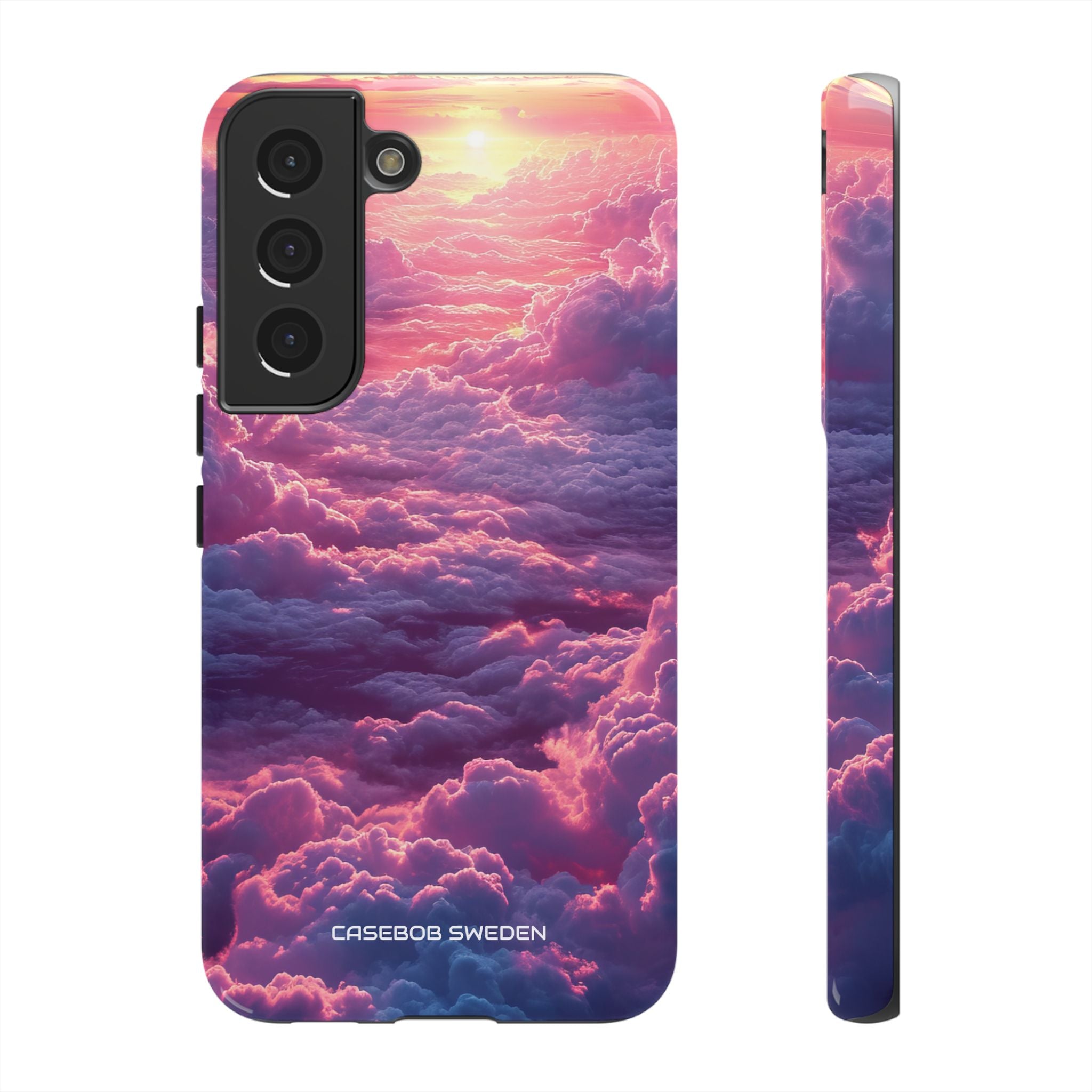 Pink Purple Clouds - Tough Samsung S22 Phone Case