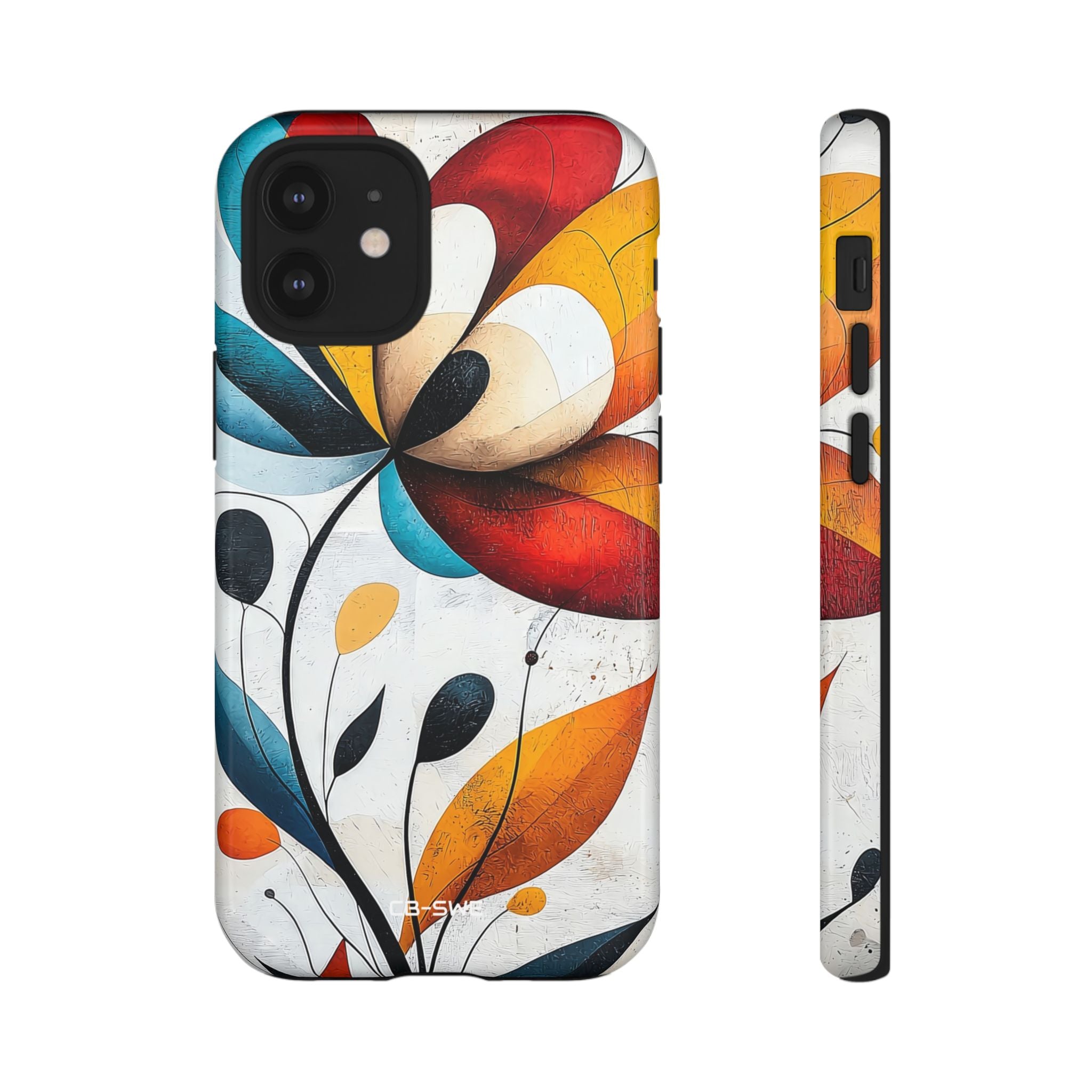 Vibrant Floral Symphony - iPhone Case