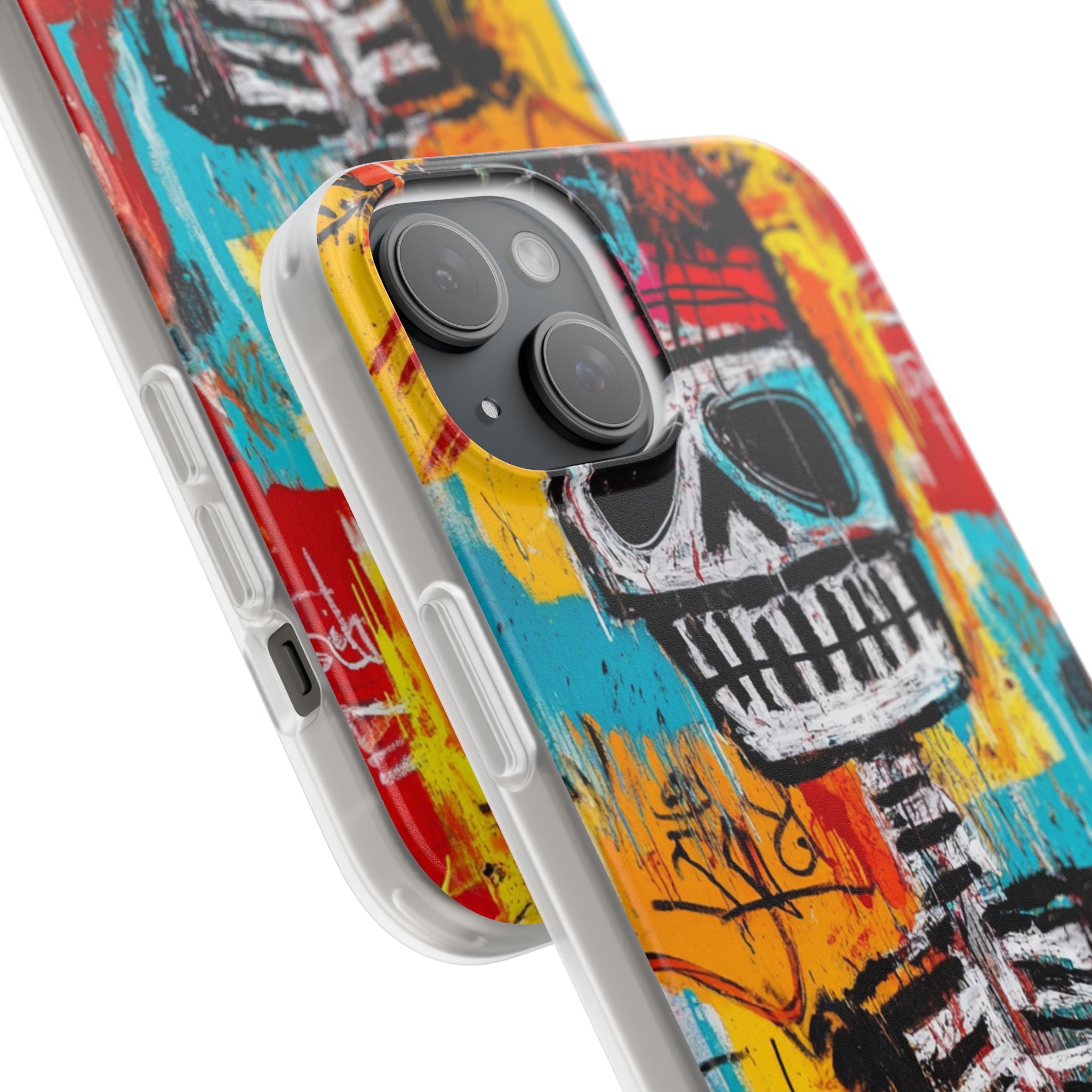 Skeleton Riot iPhone 15 Plus Case - Soft