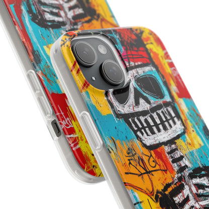 Skeleton Riot iPhone 15 Plus Case - Soft