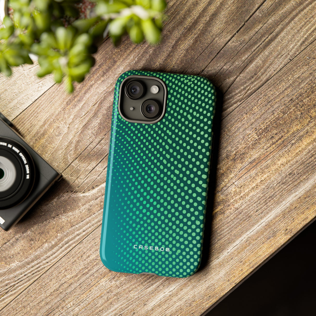 Green Dot Harmony - Protective Phone Case