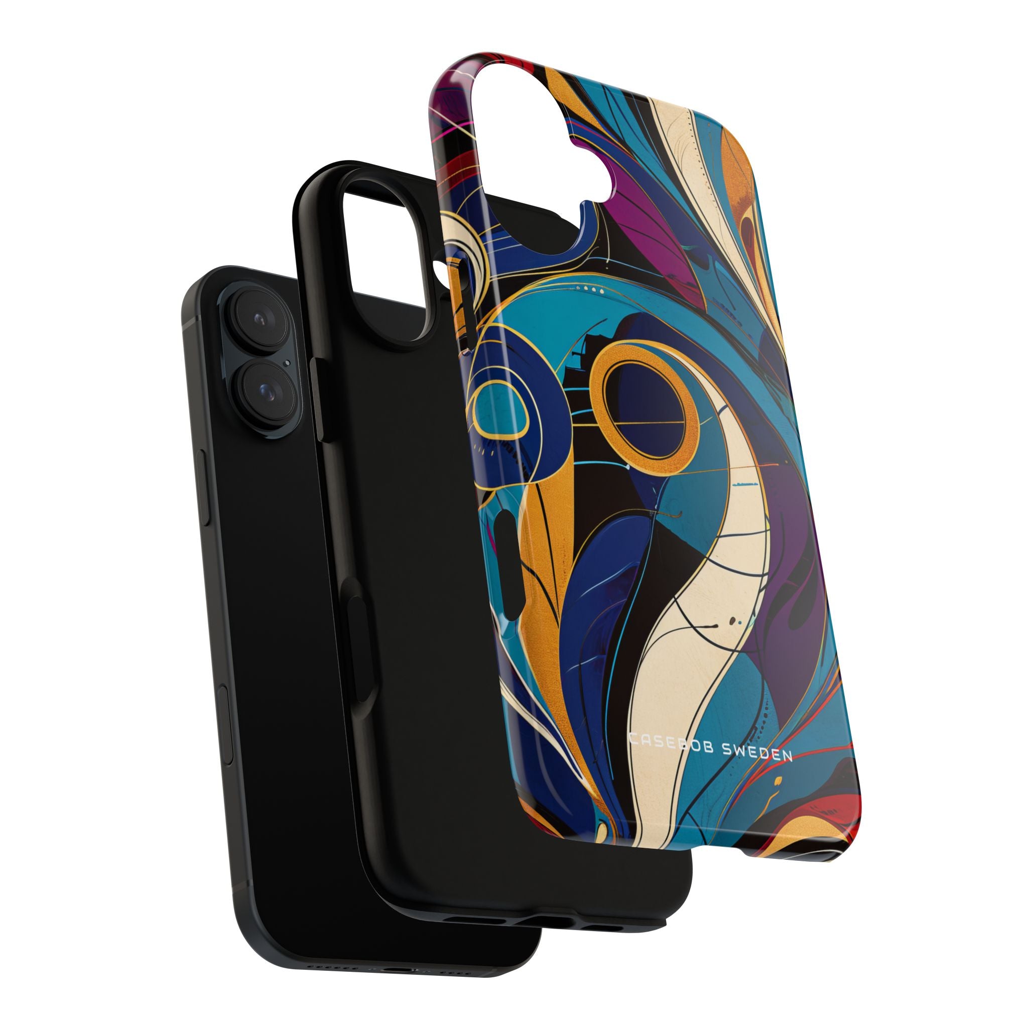 Vintage Vortex Harmony iPhone 16 - Tough Phone Case