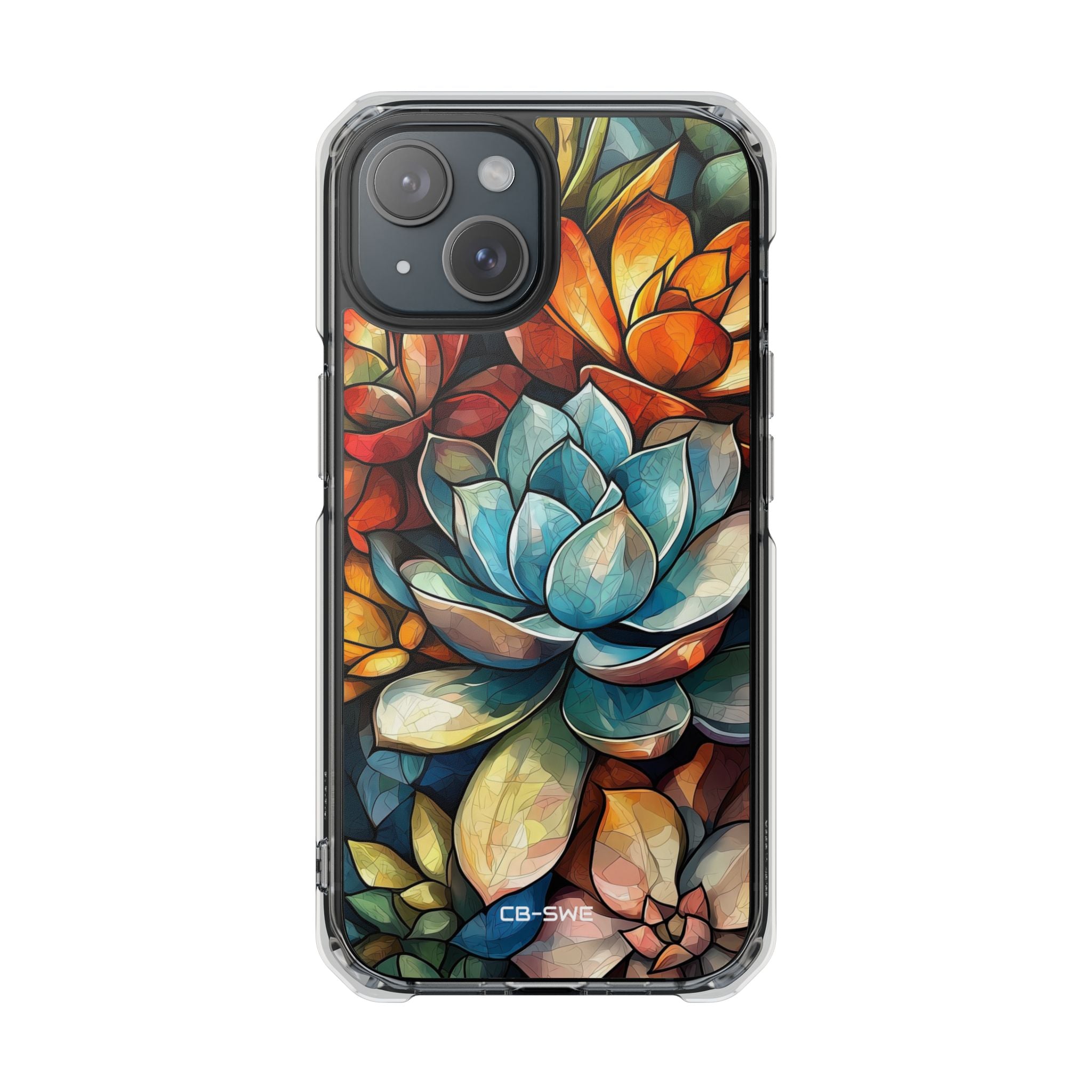 Vibrant Succulent Garden iPhone Case - Impact