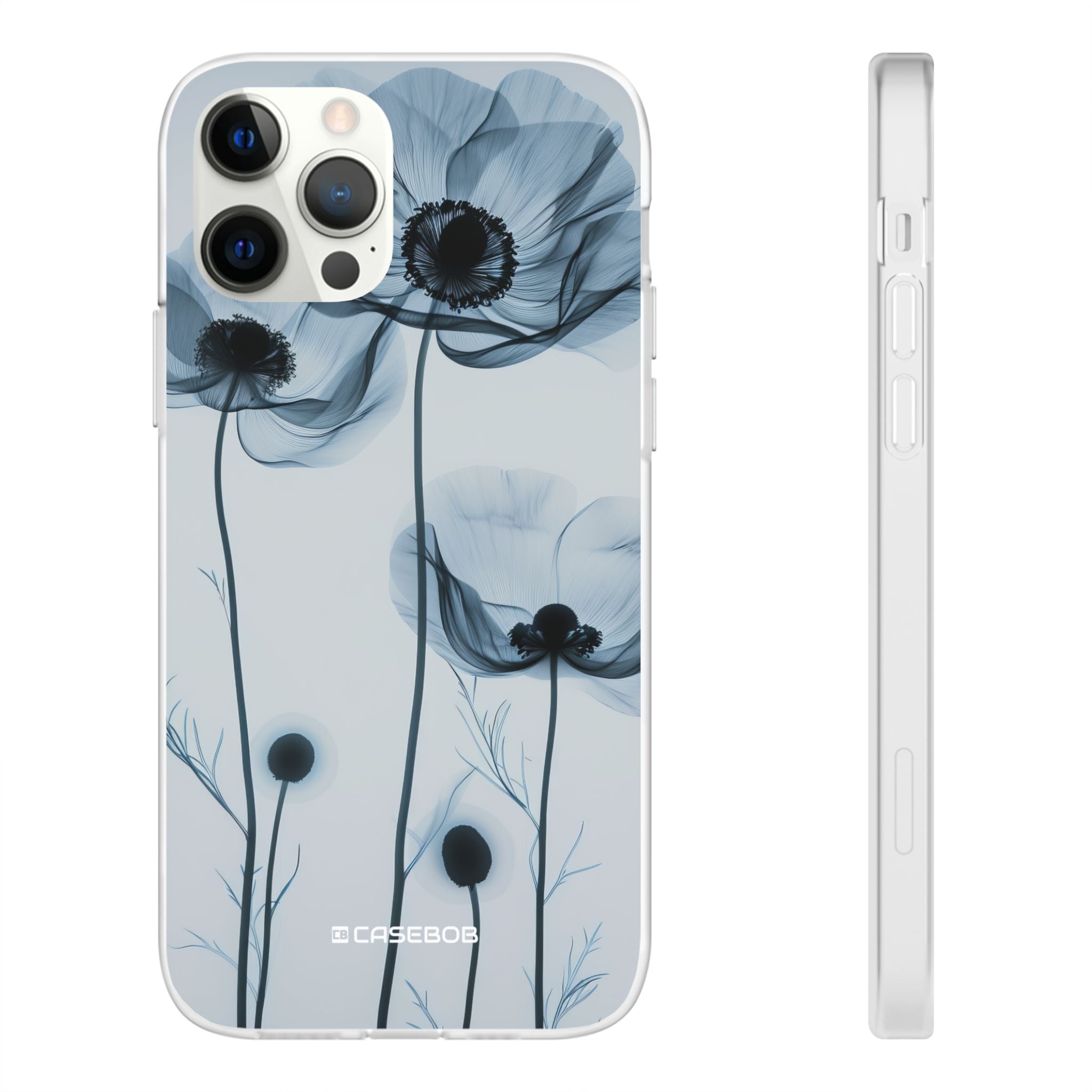 Tranquil Poppy Bloom | Flexible Phone Case for iPhone