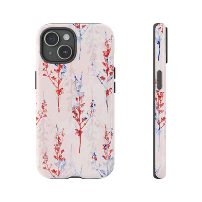 Pink Vintage Flowers - Protective Phone Case