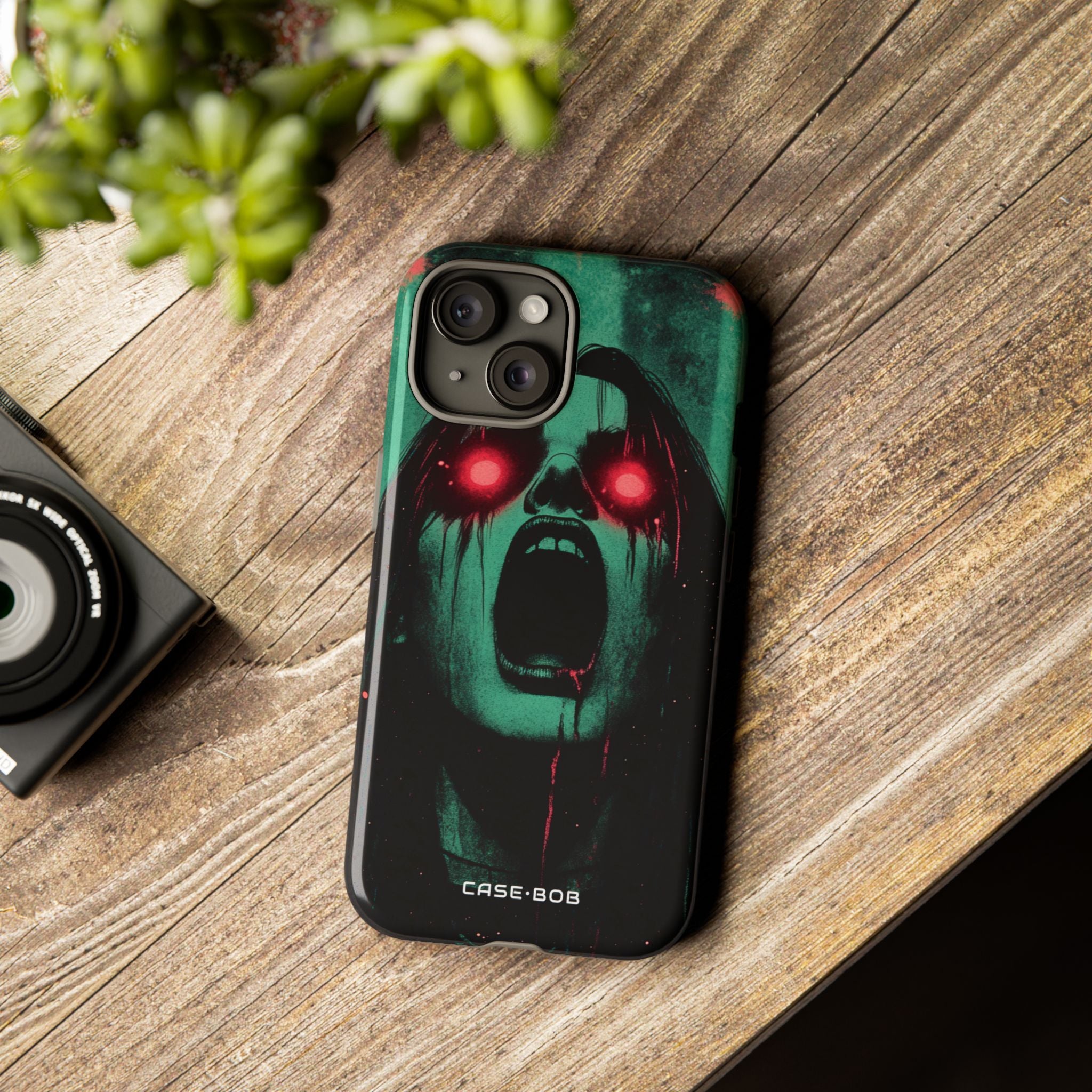Screaming Ember iPhone 15 Case - Tough