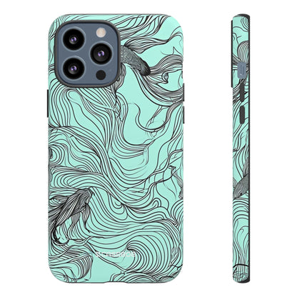 Aqua Serenity | Protective Phone Case for iPhone