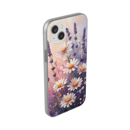 Daisy Lavender Bloom iPhone 14 Plus Case - Soft