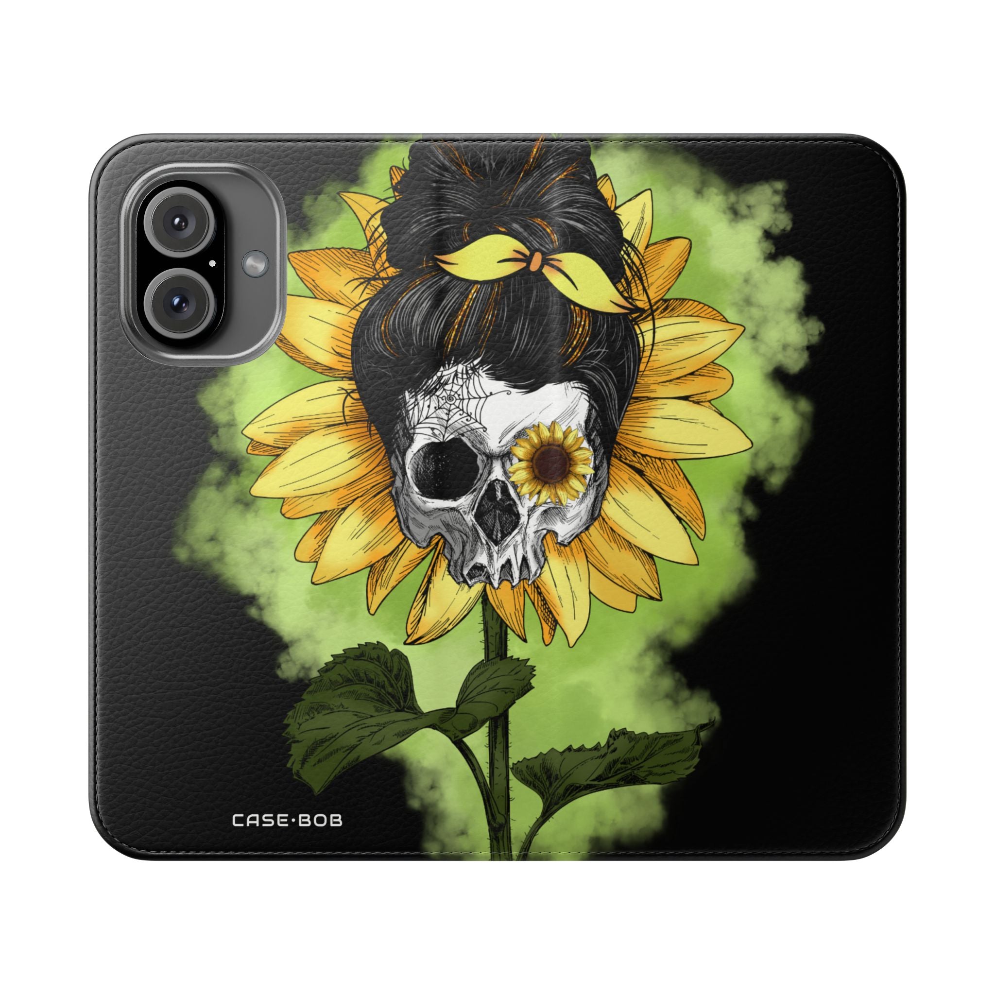 Skull Sunflower - iPhone 16  Case - Wallet