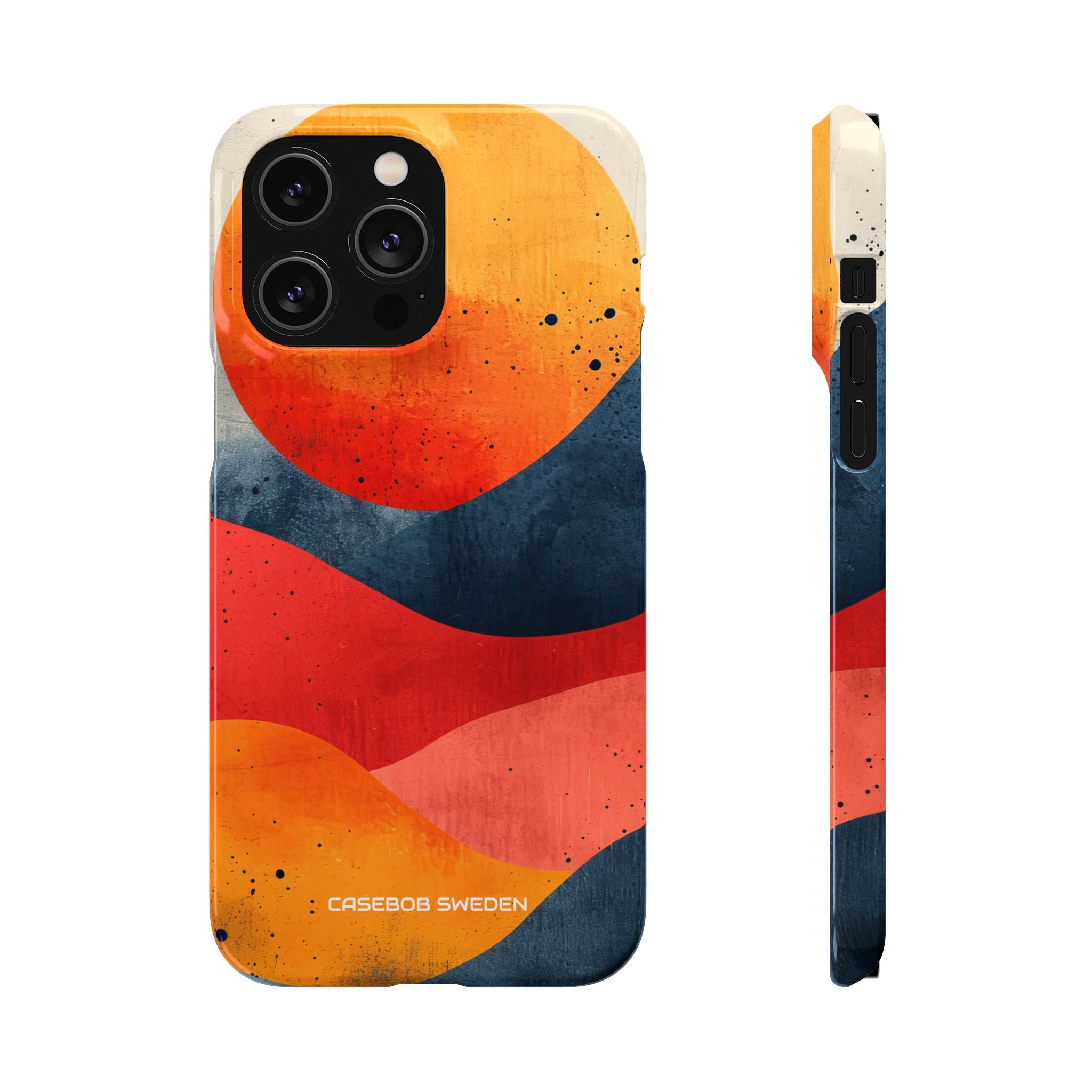 Sunburst Waves - Slim iPhone 14 Phone Case